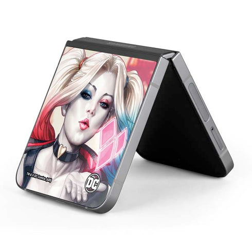 DC Comics Harley Quinn Rebirth Cover #1 Legacy Color Variant Art by Art Germ Galaxy Z Flip6 Skin